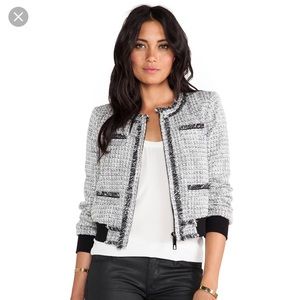 Rachel Zoe tweed jacket size 0